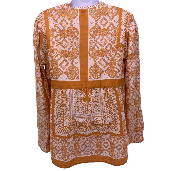 Prana Boho Tunic Blouse Tops Womens Size M - Picture 2 of 8